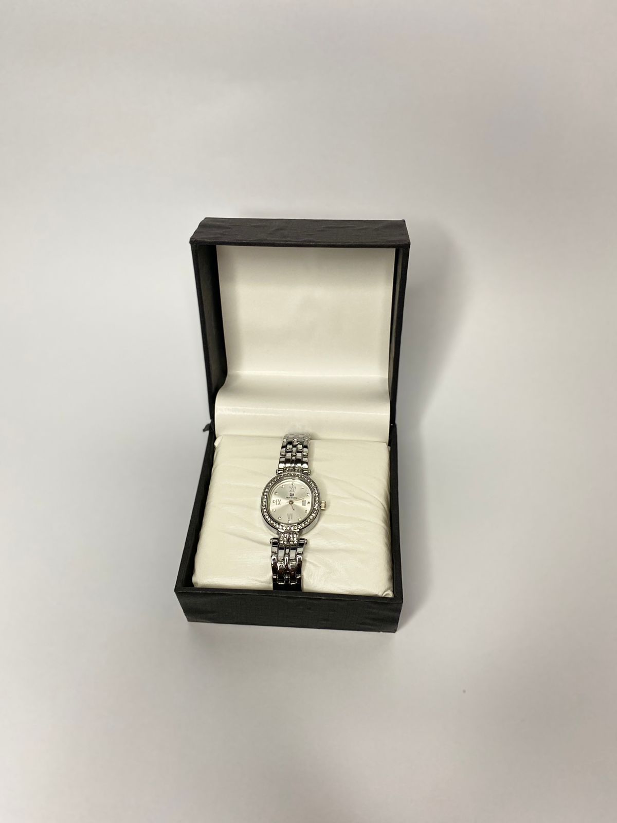 Rhinestone Round Watch